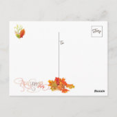 Autumn Vibes Briefkaart (Achterkant)