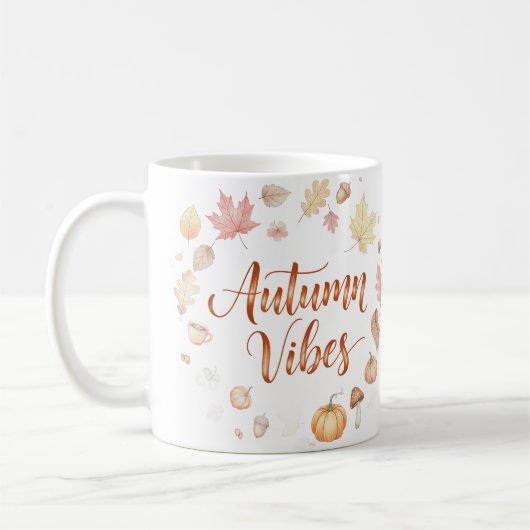 Autumn Vibes Coffee Mok (Links)