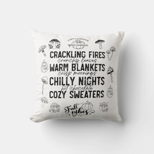 Autumn Vibes Cushion Kussen (Voorkant)