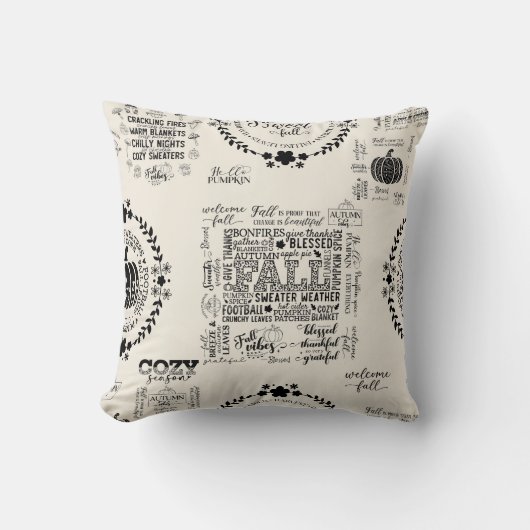 Autumn Vibes Cushion Kussen (Voorkant)