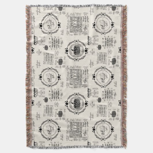 Autumn Vibes Deken (Voorkant Verticaal)