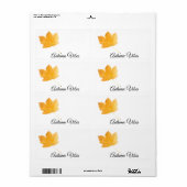 Autumn vibes etiket (Full Sheet)