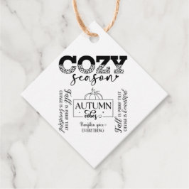 Autumn Vibes Gift Tags & Gift Enclosures Bedankjes Labels