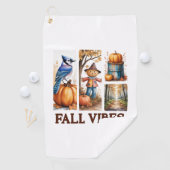 Autumn Vibes Herfst Vibes Golfhanddoek (Insitu)
