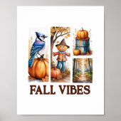 Autumn Vibes Herfst Vibes Poster (Voorkant)