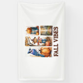 Autumn Vibes Herfst Vibes Spandoek (Verticaal)