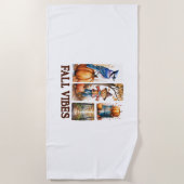 Autumn Vibes Herfst Vibes Strandlaken (Voorkant)