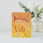 Autumn Vibes Holiday Kaart (Staand voorkant)