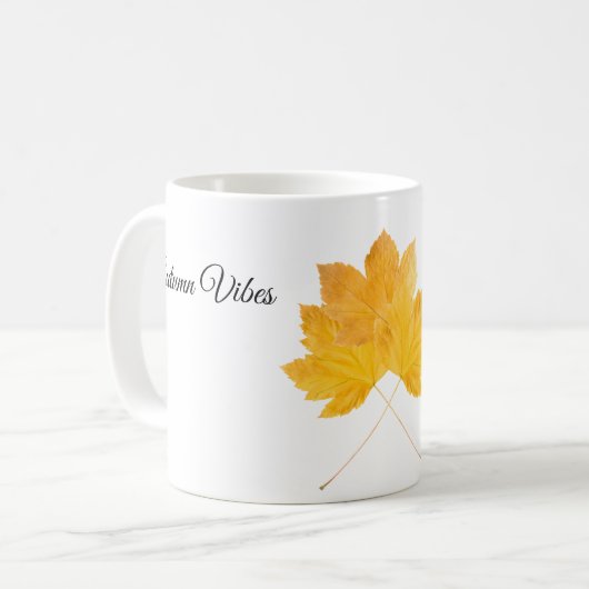 Autumn vibes koffiemok (Voorkant links)