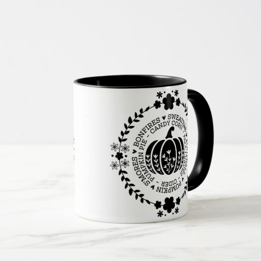 Autumn Vibes Mug Mok (Voorkant rechts)