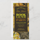 Autumn Vibes Natuur Book Lancering Save the Date Kaart (Voorkant)