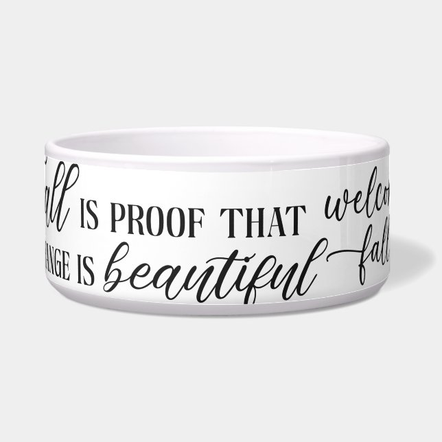 Autumn Vibes Pet Feeding Bowls Voerbakje (Voorkant)
