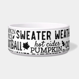 Autumn Vibes Pet Feeding Bowls Voerbakje