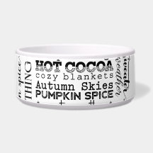 Autumn Vibes Pet Feeding Bowls