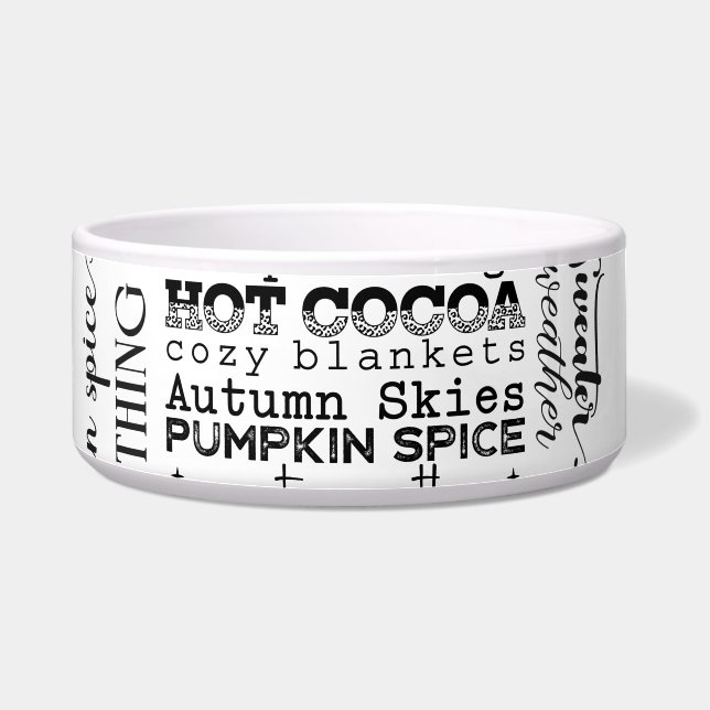 Autumn Vibes Pet Feeding Bowls Voerbakje (Rechts)