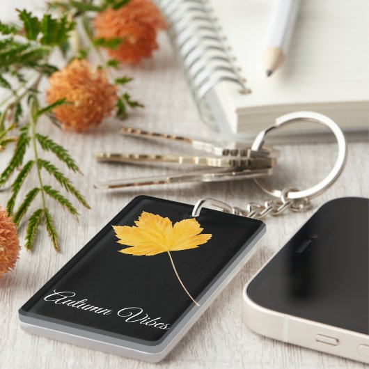 Autumn vibes sleutelhanger (Voorkant Rechts)