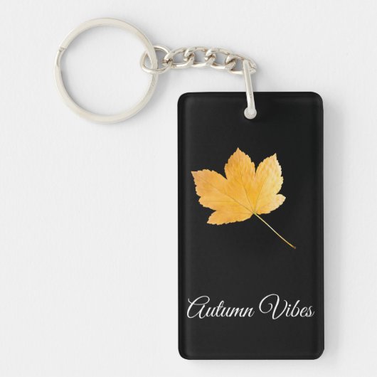 Autumn vibes sleutelhanger (Voorkant)