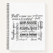 Autumn Vibes Spiral Notebook & Sketchbook Notitieboek (Voorkant)