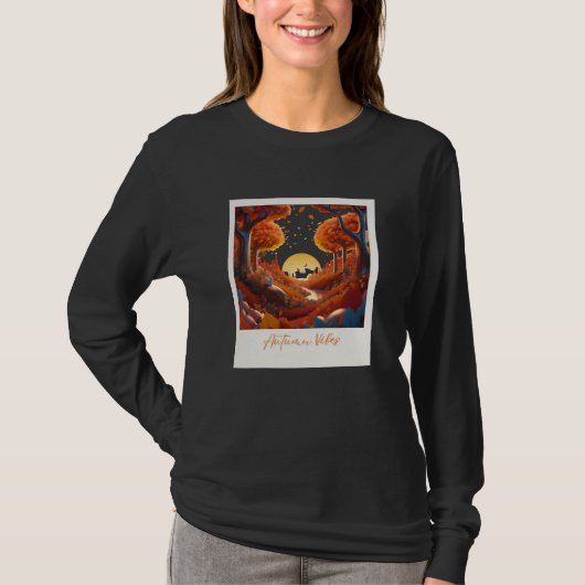Autumn Vibes Surrealism T-shirt (Voorkant)