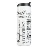 Autumn Vibes Thermal Tumbler Thermosbeker (Gedraaid links)