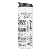 Autumn Vibes Thermal Tumbler Thermosbeker (Geroteerd rechts)