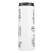 Autumn Vibes Thermal Tumbler Thermosbeker (Achterkant)