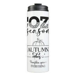 Autumn Vibes Thermal Tumbler Thermosbeker