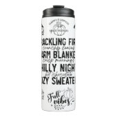 Autumn Vibes Thermal Tumbler Thermosbeker (Voorkant)