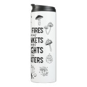 Autumn Vibes Thermal Tumbler Thermosbeker (Geroteerd rechts)