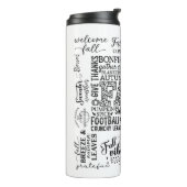 Autumn Vibes Thermal Tumbler Thermosbeker (Gedraaid links)