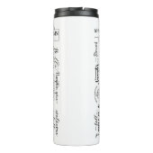 Autumn Vibes Thermal Tumbler Thermosbeker (Achterkant)