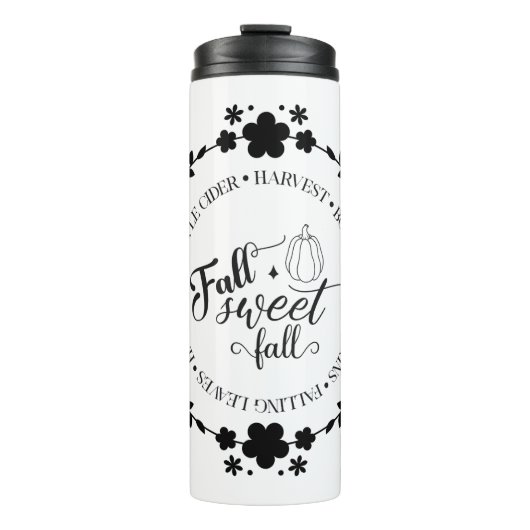 Autumn Vibes Thermal Tumbler Thermosbeker (Voorkant)