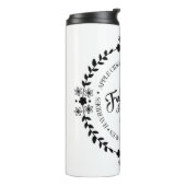 Autumn Vibes Thermal Tumbler Thermosbeker (Gedraaid links)