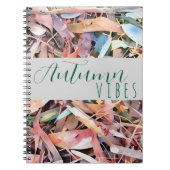 Autumn Vibes Watercolor Leaf Spiral Notitieboek (Voorkant)