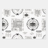 Autumn Vibes Wrapping Papers Inpakpapier Vel (Voorkant 2)