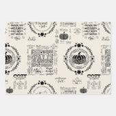 Autumn Vibes Wrapping Papers Wrapping Paper Sheets (Voorkant)