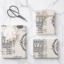 Autumn Vibes Wrapping Papers Wrapping Paper Sheets