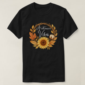 Autumn Vibes Zonnebloem T-shirt