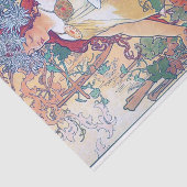 Autumn (Vier seizoenen), Alphonse Mucha Tissuepapier (Detail)