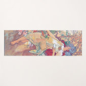Autumn (Vier seizoenen), Alphonse Mucha Yogamat (Voorkant (horizontaal))