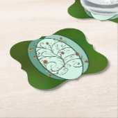 Autumn Vine Kartonnen Onderzetters (Gekanteld)