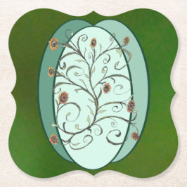 Autumn Vine Kartonnen Onderzetters