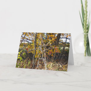 Autumn Vine Tangle & Berries "Ahh" Kaart