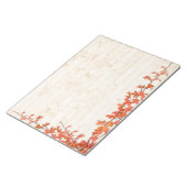 Autumn Vine Wedding Notitieblok (Schuin)