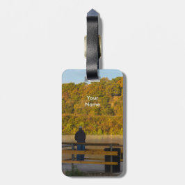 Autumn Vissen Lake Springfield Bagagelabel