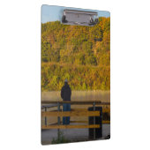Autumn Vissen Lake Springfield Klembord (Rechts)
