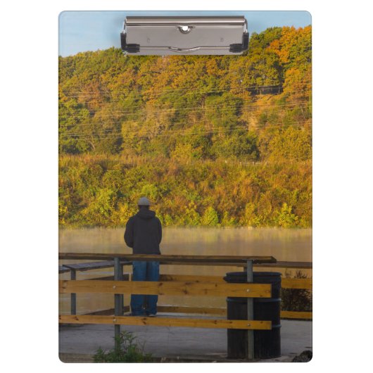 Autumn Vissen Lake Springfield Klembord (Voorkant)