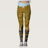 Autumn Vissen Lake Springfield Leggings (Voorkant)