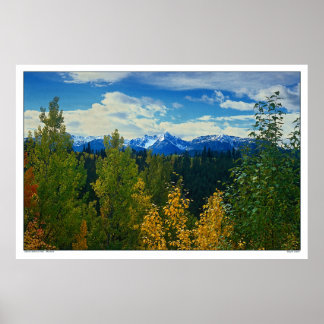 Autumn Vista - Nationaal park Glacier - Montana Poster