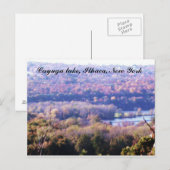 AUTUMN VOOR CAYUGA LAKE briefkaart (Voorkant / Achterkant)